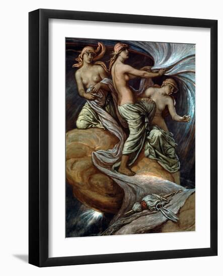 Fates Gathering In Stars-Elihu Vedder-Framed Giclee Print