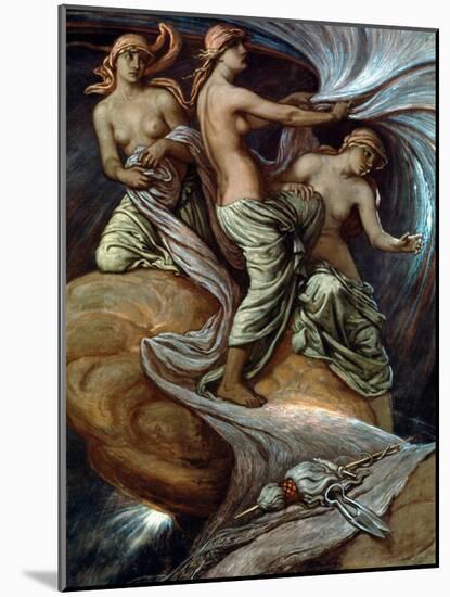 Fates Gathering In Stars-Elihu Vedder-Mounted Giclee Print