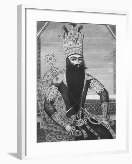 Fath-Ali Shah Qajar-Louis Charles Ruotte-Framed Giclee Print