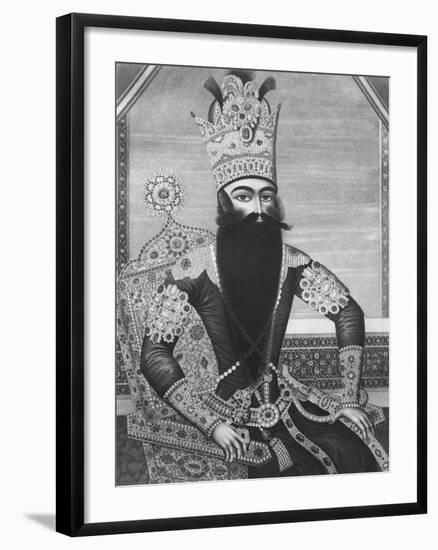 Fath-Ali Shah Qajar-Louis Charles Ruotte-Framed Giclee Print