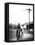 Father and Child, Seoul, Korea, 1900-null-Framed Stretched Canvas