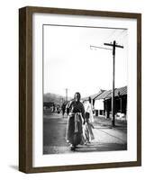 Father and Child, Seoul, Korea, 1900-null-Framed Giclee Print