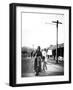 Father and Child, Seoul, Korea, 1900-null-Framed Giclee Print