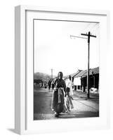 Father and Child, Seoul, Korea, 1900-null-Framed Giclee Print