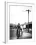 Father and Child, Seoul, Korea, 1900-null-Framed Giclee Print