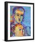 Father and Child-Diana Ong-Framed Giclee Print