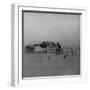 Father and Children Outside Wooden Shack That Serves as their House in the Dust Bowl-null-Framed Photographic Print