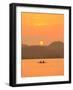 Father and daughter fishing at sunset near Lewolin Village-Stuart Westmorland-Framed Photographic Print