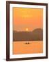 Father and daughter fishing at sunset near Lewolin Village-Stuart Westmorland-Framed Photographic Print