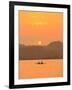 Father and daughter fishing at sunset near Lewolin Village-Stuart Westmorland-Framed Photographic Print