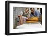 Father and Daughter Looking at Fallen Cake-William P. Gottlieb-Framed Photographic Print