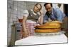 Father and Daughter Looking at Fallen Cake-William P. Gottlieb-Mounted Photographic Print