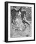 Father and Daughter Playing in the Surf at Jones Beach-Alfred Eisenstaedt-Framed Photographic Print