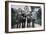 Father and His Sons at the French/German Border, 20th Century-null-Framed Giclee Print