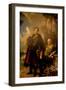 Father and Son, 1908 (Oil on Canvas)-Francois Flameng-Framed Giclee Print