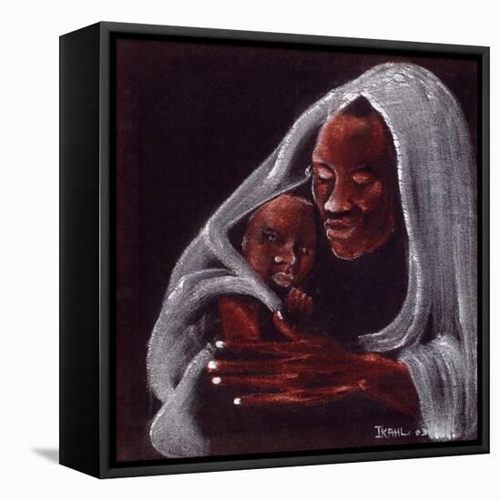 Father and Son, 2003-Ikahl Beckford-Framed Stretched Canvas