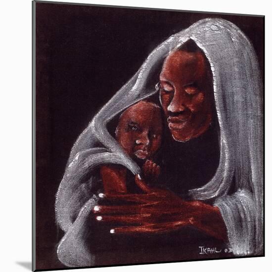 Father and Son, 2003-Ikahl Beckford-Mounted Giclee Print