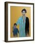 Father and Son from the Rayo Wollo People Ethiopia, 2015-Susan Adams-Framed Giclee Print