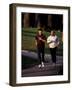 Father and Son Out for a Fitness Run-Paul Sutton-Framed Photographic Print