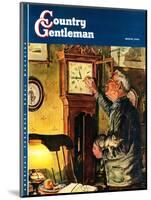 "Father and Time," Country Gentleman Cover, March 1, 1946-W.C. Griffith-Mounted Giclee Print