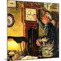 "Father and Time,"March 1, 1946-W.C. Griffith-Mounted Giclee Print