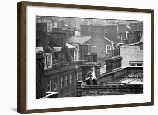 Father Christmas, 1970-Kent Gavin-Framed Photographic Print