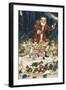 Father Christmas and His Merry Band-null-Framed Giclee Print