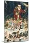 Father Christmas and His Merry Band-null-Mounted Giclee Print