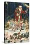 Father Christmas and His Merry Band-null-Stretched Canvas