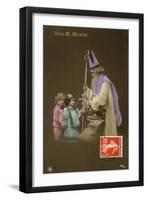 Father Christmas as St. Nicholas-null-Framed Photographic Print