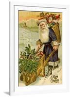 Father Christmas, Beatrice Litzinger Collection-null-Framed Art Print