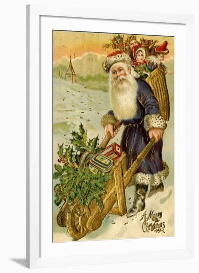 Father Christmas, Beatrice Litzinger Collection-null-Framed Art Print