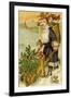 Father Christmas, Beatrice Litzinger Collection-null-Framed Art Print