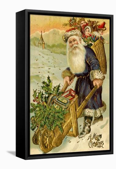 Father Christmas, Beatrice Litzinger Collection-null-Framed Stretched Canvas