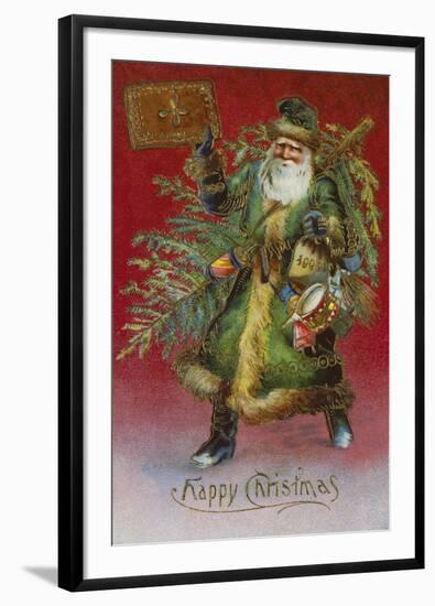 Father Christmas I-The Victorian Collection-Framed Giclee Print