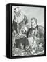 Father Christmas, Illustration from 'John Bull'-null-Framed Stretched Canvas