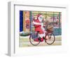 Father Christmas on a Bicycle-Tony Todd-Framed Giclee Print