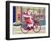 Father Christmas on a Bicycle-Tony Todd-Framed Giclee Print