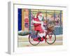 Father Christmas on a Bicycle-Tony Todd-Framed Giclee Print