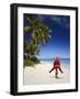 Father Christmas on Bicycle-null-Framed Photographic Print