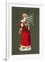 Father Christmas, Postcard, Early 20th Century-null-Framed Giclee Print