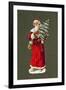 Father Christmas, Postcard, Early 20th Century-null-Framed Giclee Print