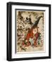 Father Christmas Pulls Toys from a Xmas Stocking-Arthur Rackham-Framed Art Print