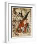 Father Christmas Pulls Toys from a Xmas Stocking-Arthur Rackham-Framed Art Print