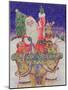 Father Christmas Setting Out on Christmas Eve-Catherine Bradbury-Mounted Premium Giclee Print