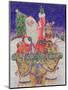 Father Christmas Setting Out on Christmas Eve-Catherine Bradbury-Mounted Giclee Print