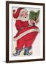 Father Christmas, Victorian Christmas Card-null-Framed Giclee Print