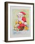 Father Christmas with Animals-Diane Matthes-Framed Giclee Print