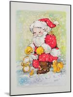 Father Christmas with Animals-Diane Matthes-Mounted Giclee Print