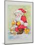 Father Christmas with Animals-Diane Matthes-Mounted Giclee Print